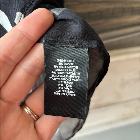 Alice + Olivia sheer black blouse - Picture 8 of 10